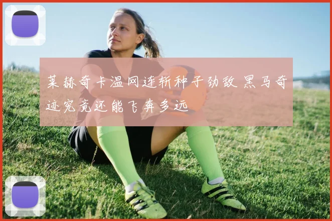 莱赫奇卡温网连斩种子劲敌 黑马奇迹究竟还能飞奔多远